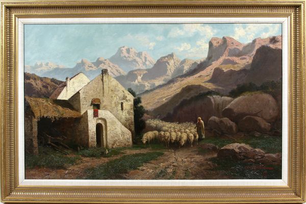 Appraisal: Joseph Califano Italian American - shepardess in the mountains o