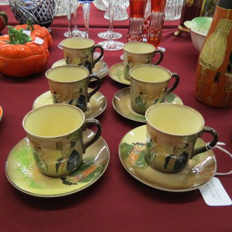 Appraisal: Set of Royal Doulton Dickensware cups saucers circa seriesware excellent