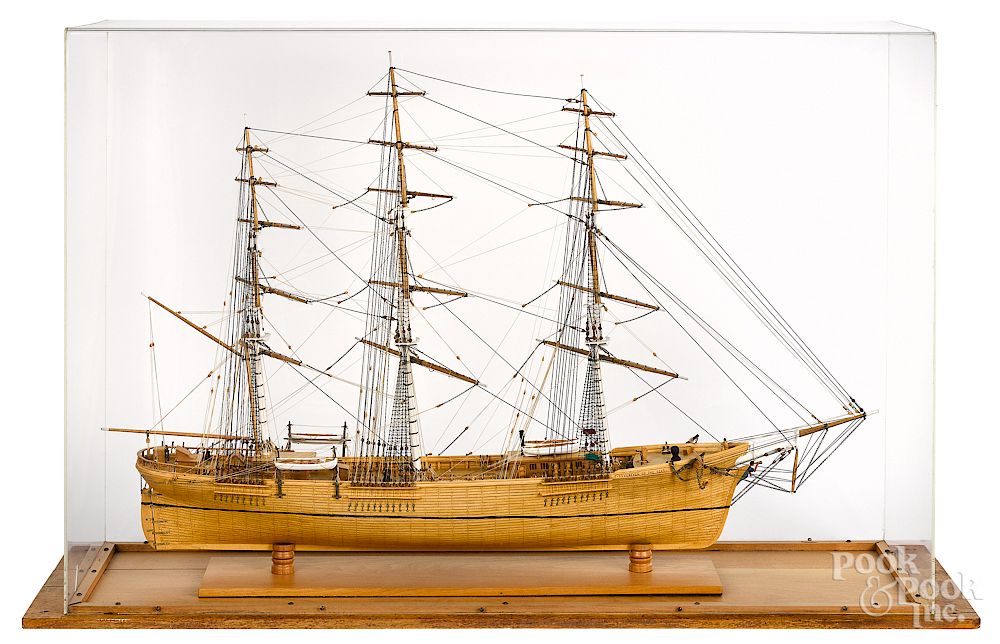 Appraisal: Ship model of an American clipper Exclusive on Bidsquare Ship