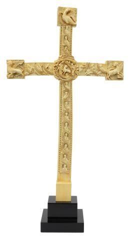 Appraisal: The Cloisters Cross Metropolitan Museum of Art replica c reproduced