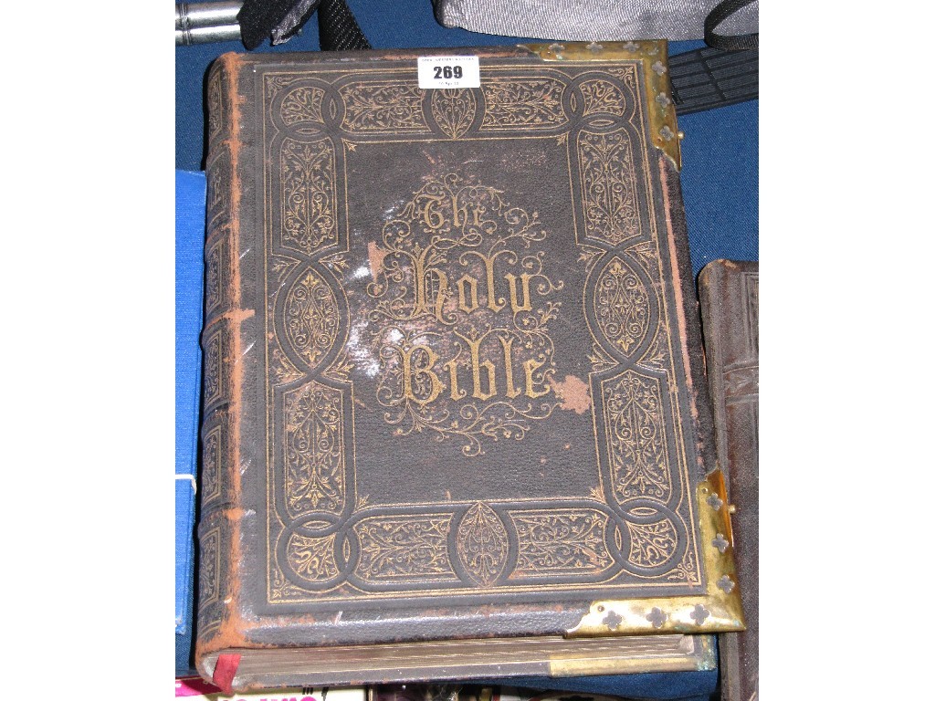 Appraisal: Large family bible