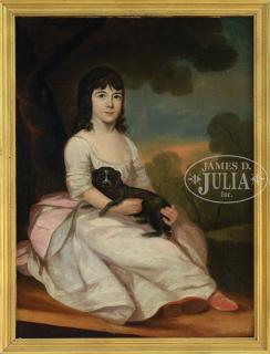 Appraisal: ATTRIBUTED TO RALPH EARL American - PORTRAIT OF A GIRL