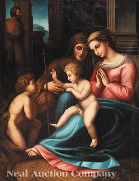 Appraisal: After Raphael Italian - probably Neapolitan School th th c