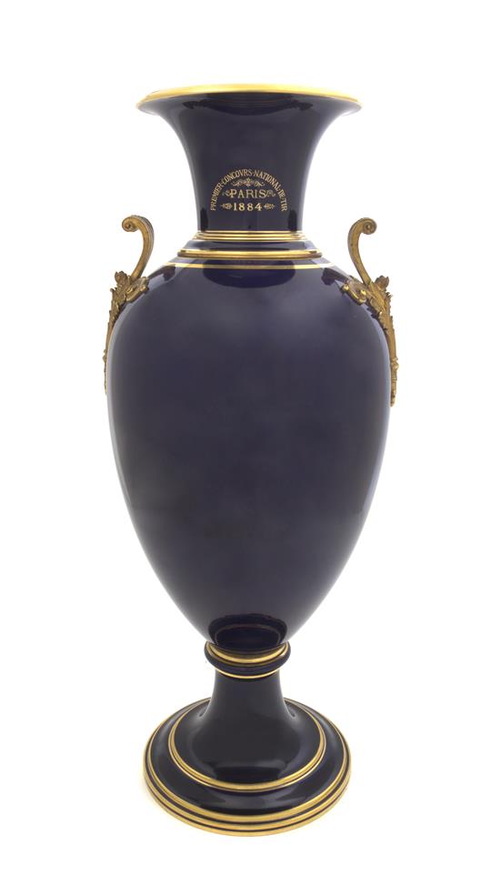 Appraisal: Sale Lot A Sevres Gilt Bronze Mounted Porcelain Urn of