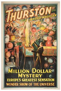 Appraisal: Thurston Howard Thurston Master Magician Million Dollar Mystery Cleveland Otis