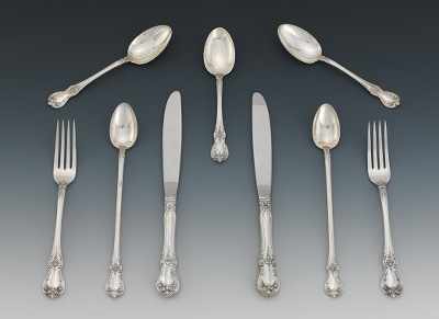 Appraisal: Nine Pieces of Sterling Silver Flatware by Towle Old Master