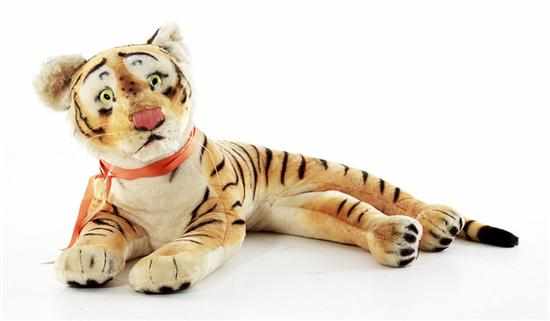 Appraisal: Steiff stuffed tiger advertisment or display size circa excelsior stuffed