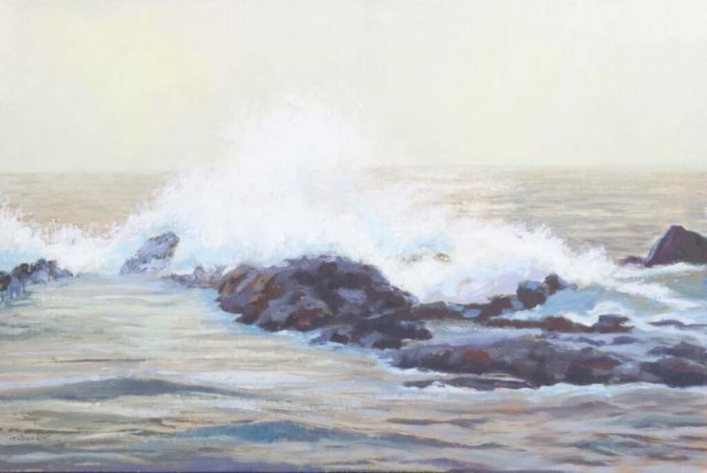 Appraisal: PABLO TABOADA D SEASCAPE X Framed oil on wood panel