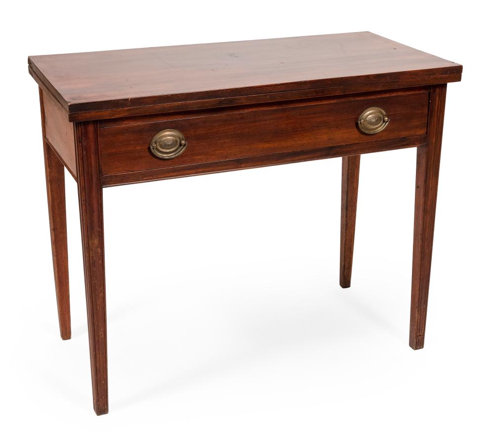 Appraisal: CHIPPENDALE CARD TABLE NEW ENGLAND CIRCA HEIGHT WIDTH DEPTH CHIPPENDALE