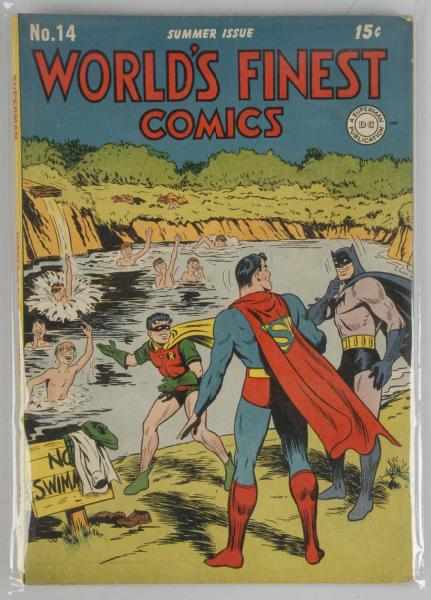 Appraisal: World's Finest Comics No Description The cardboard cover of this