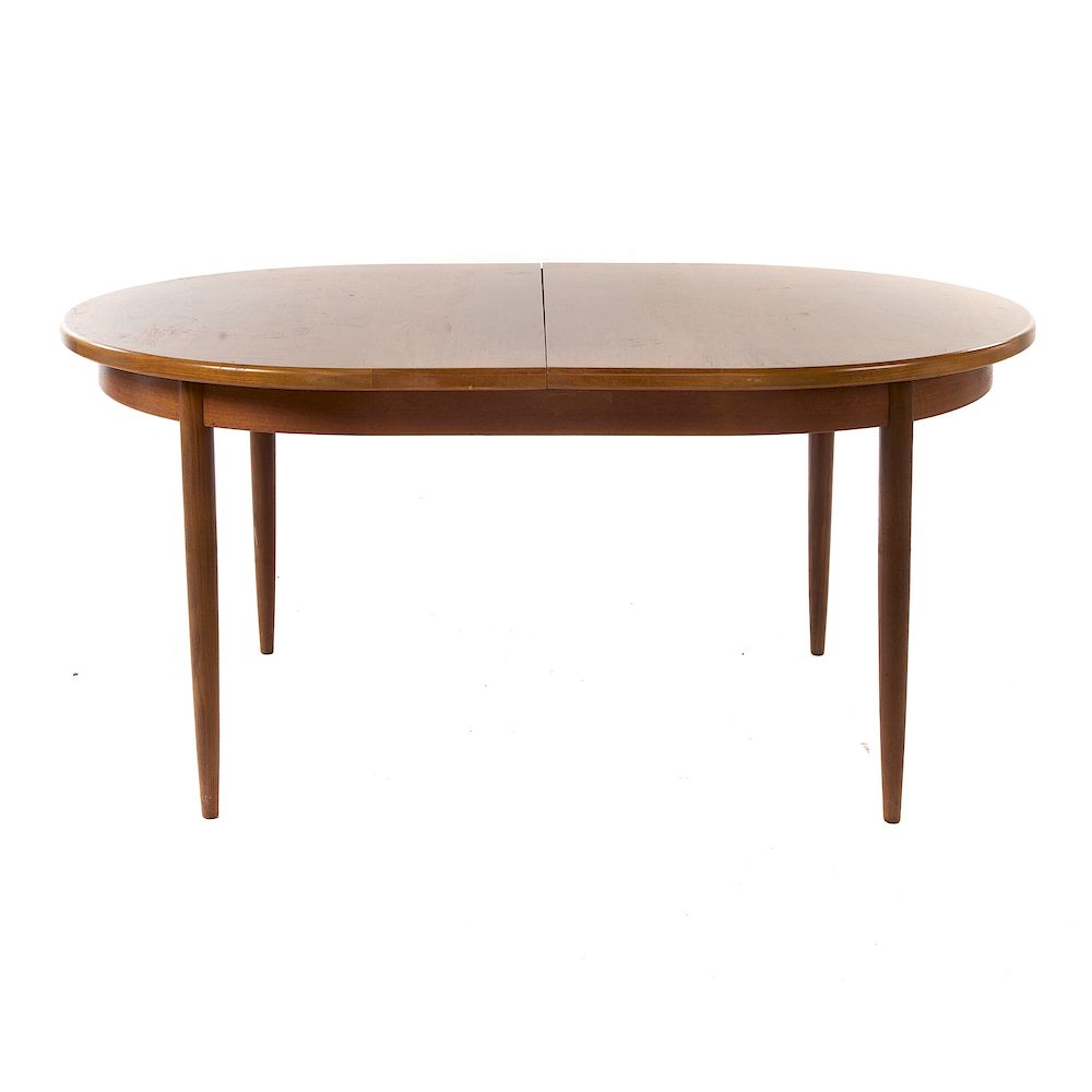 Appraisal: Danish Modern Teakwood Dining Table mid- th century two in