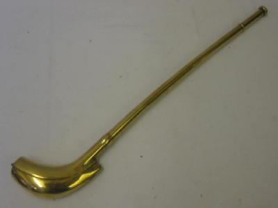 Appraisal: A DUTCH BRASS PIPE CASE with moulded edge rim collared