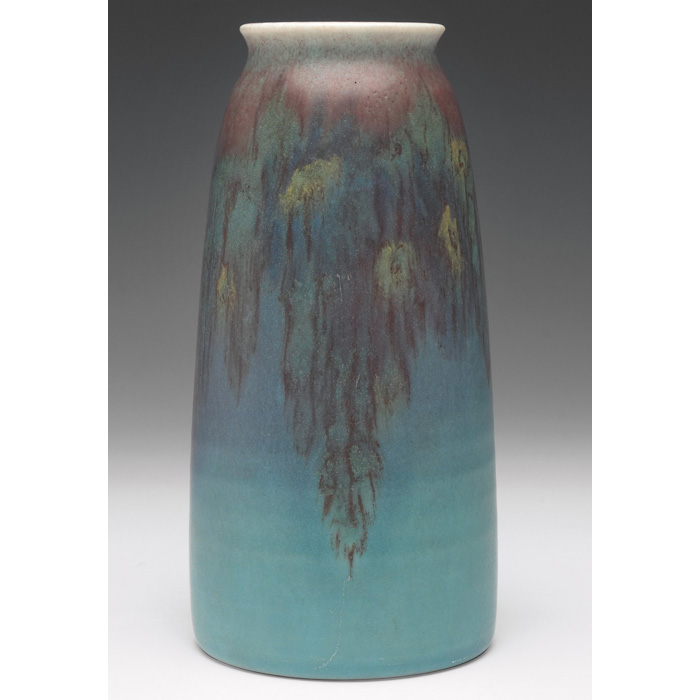 Appraisal: Rookwood vase matte glaze with a stylized floral design executed