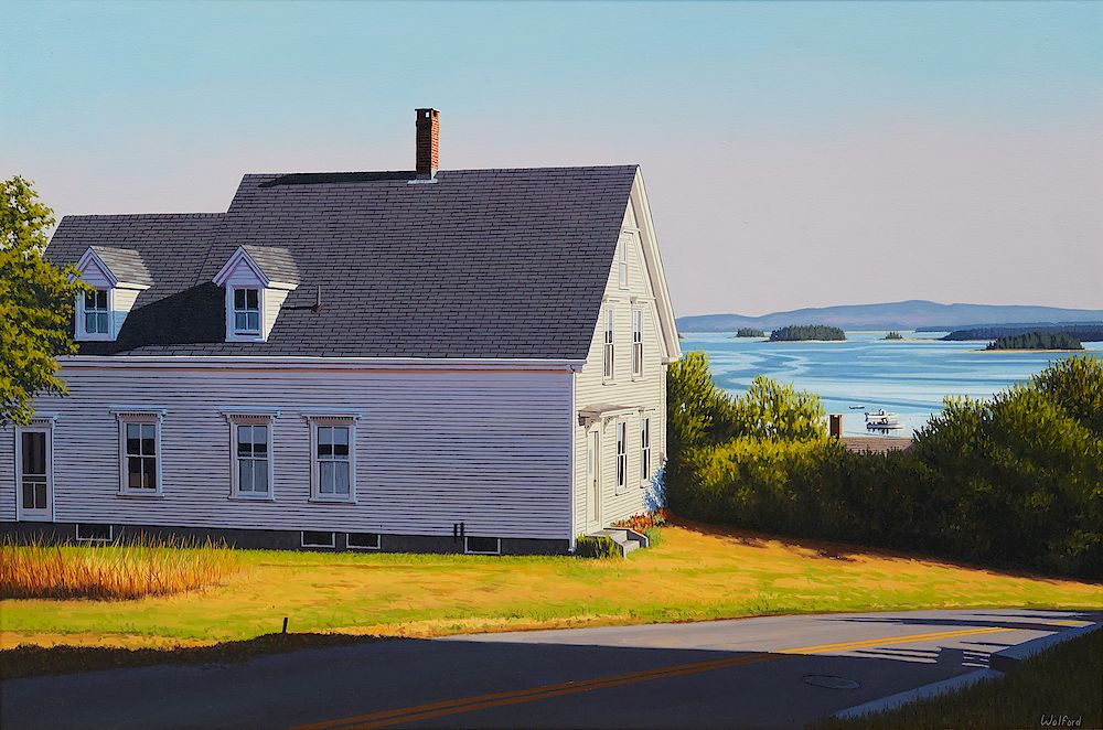 Appraisal: James Wolford 'Isle Au Haut From Stonington' O C James