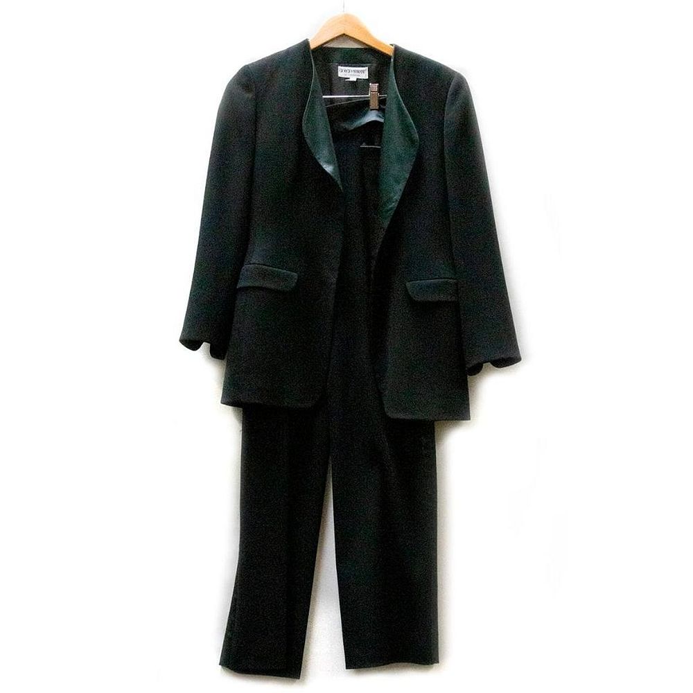 Appraisal: Three Giorgio Armani Le Collezioni pants suits wool and silk