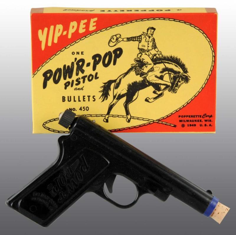 Appraisal: Yip-Pee Pow'r Pop Toy Gun Description Store stock Includes original