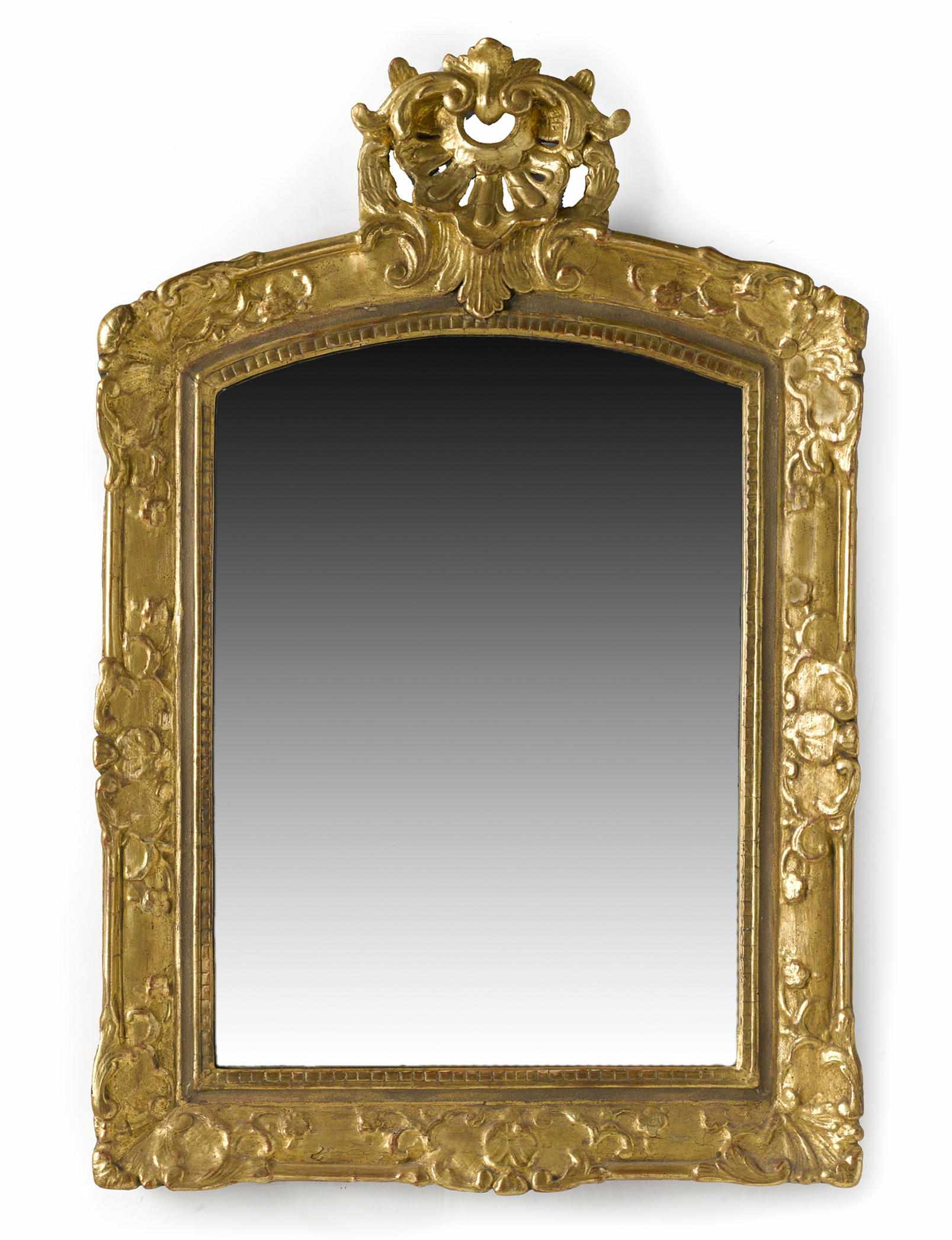 Appraisal: A Louis XV giltwood mirror second quarter th centuryheight in