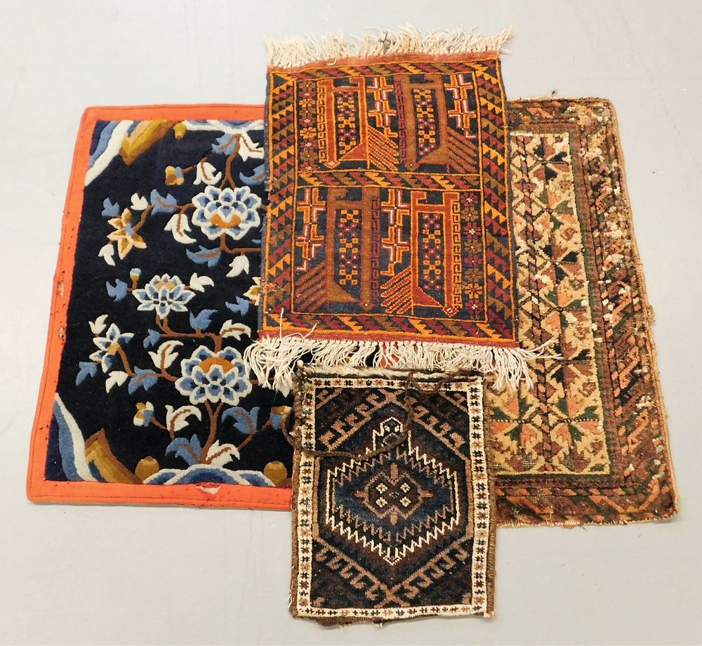 Appraisal: PC Belouch Chinese Carpets Middle East C Includes three Belouch