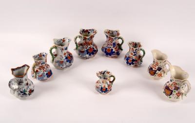 Appraisal: A collection of Mason Ironstone and other octagonal jugs