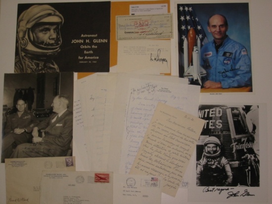 Appraisal: MILITARY Group of items Signed or Signed and Inscribed by