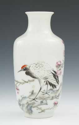 Appraisal: A Chinese Famille Rose Porcelain Vase Republic Period Apprx -