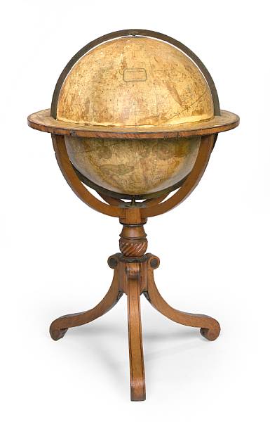 Appraisal: A Newton's nineteen and one-half inch celestial floor globe circa