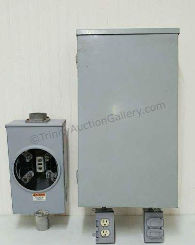 Appraisal: This is for electrical boxes is a Meter Loop box