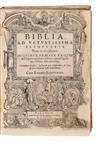 Appraisal: BIBLE IN LATIN Biblia ad vetustissima exemplaria nunc recens castigata