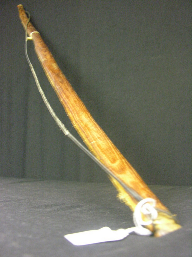 Appraisal: NATIVE AMERICAN WOOD AND SINEW BOW Size by Condition Appears