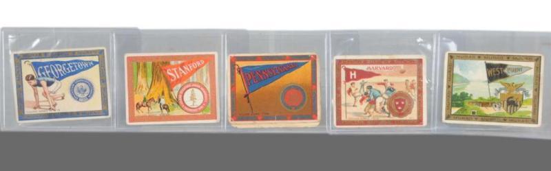 Appraisal: Lot of Murad Cigarettes College Series Cards Description Early s