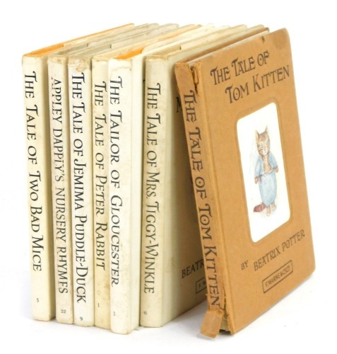 Appraisal: Beatrix Potter books comprising a collection of Tales Two Bad