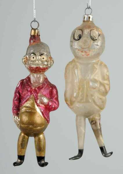 Appraisal: Lot of Figural Blown Glass Ornaments Description Includes Happy Hooligan