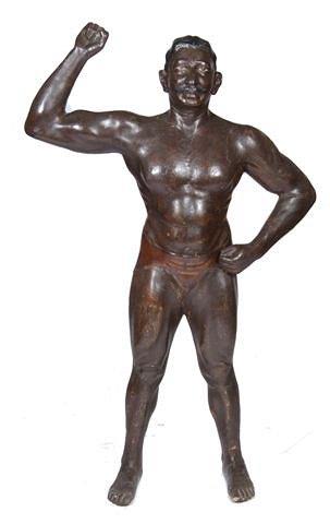 Appraisal: AN ANTIQUE INDIAN FULL SIZED SHOP ADVERTISING FIGURE of a