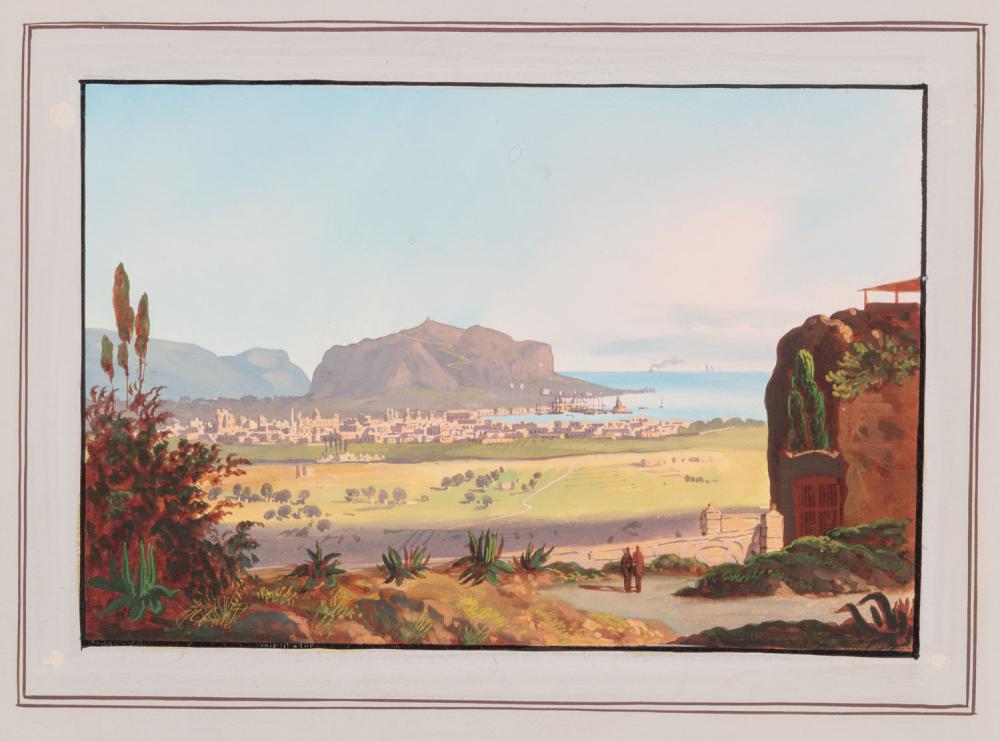 Appraisal: Italian School early th c Views of Sicily Grand Tour