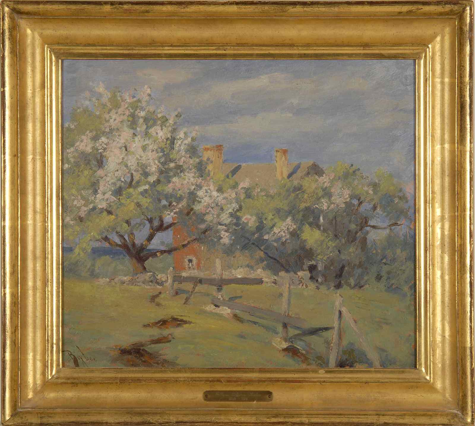 Appraisal: WILLIAM JOHNSON BIXBEEAmerican - Spring Marblehead'' Signed lower left ''Bixbee''