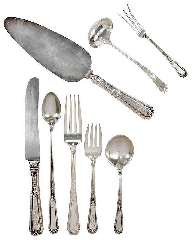 Appraisal: pieces Towle Sterling Flatware America th century including eight -