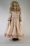 Appraisal: DOLL - bisque side turned shoulder head attributed to Kestner