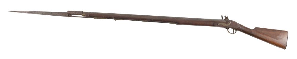 Appraisal: FLINTLOCK MUSKET EARLY TH CENTURY LENGTH OF BARREL TOTAL LENGTH