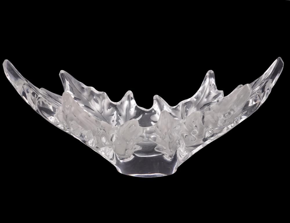 Appraisal: MARC LALIQUE CHAMPS-ELYSEES BOWLLalique Champs-Elysees bowl designed by Marc Lalique