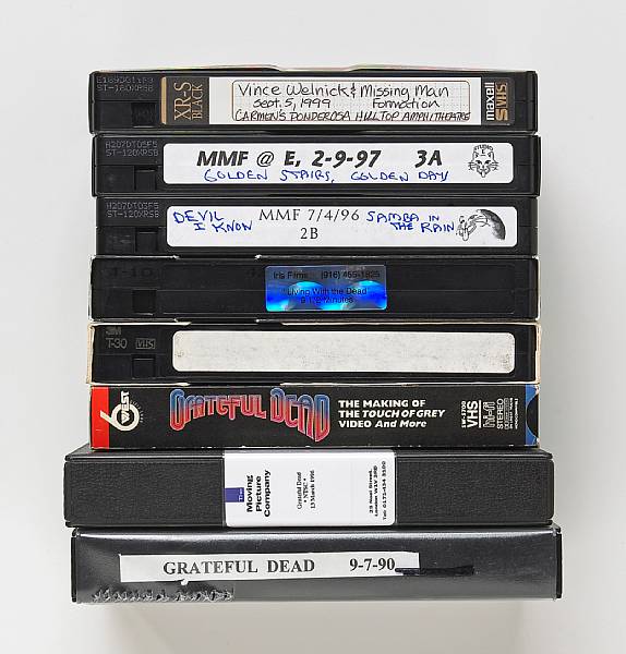 Appraisal: A Vince Welnick collection of VHS videocassettes of Grateful Dead