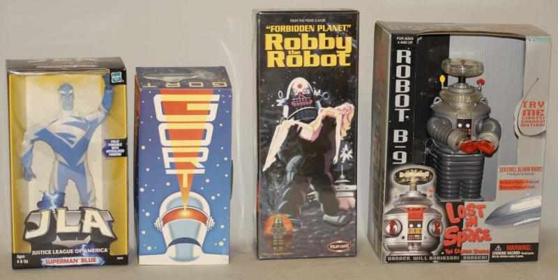 Appraisal: Lot of Assorted Robot and Space Toys in Boxes This