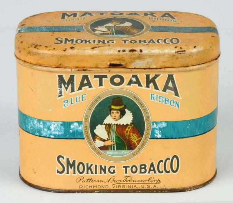 Appraisal: Matoaka Tobacco Tin Condition Excellent Size - T