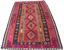 Appraisal: A Kilim Rug A large flat-woven Kilim rug '- x