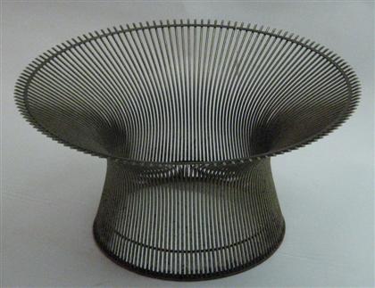 Appraisal: WARREN PLATNER american b Coffee table Designed by Platner in