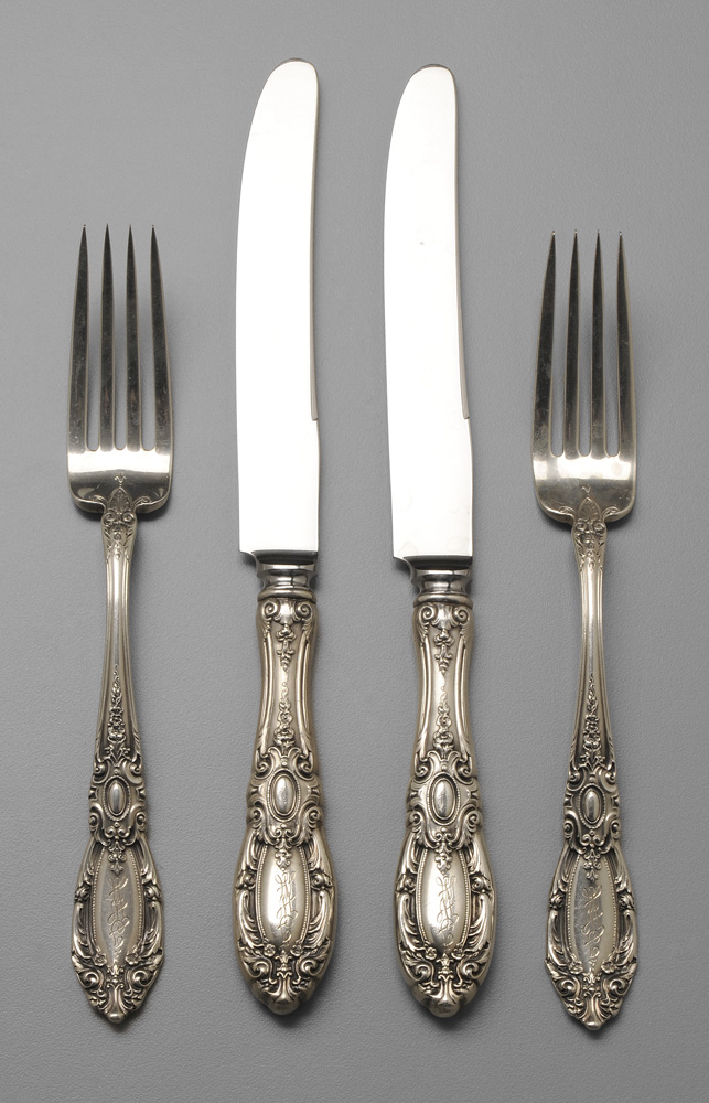 Appraisal: Towle King Richard Sterling Flatware American th century pieces with