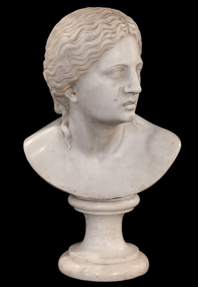 Appraisal: Italian Marble Bust of a Woman Italian marble bust of