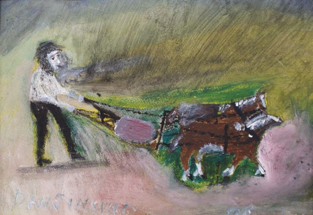 Appraisal: Selby Warren - Dam Sinking mixed media on card inscribed