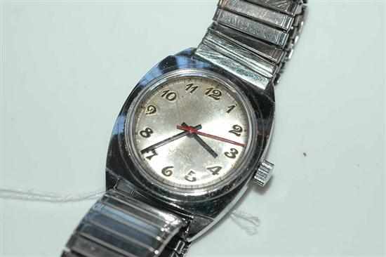 Appraisal: A MIDSIZE VICEROY INCABLOC WRISTWATCH TO A STAINLESS STEEL CASE