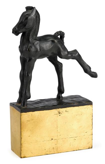 Appraisal: John Held Jr - bronze sculpture of a colt