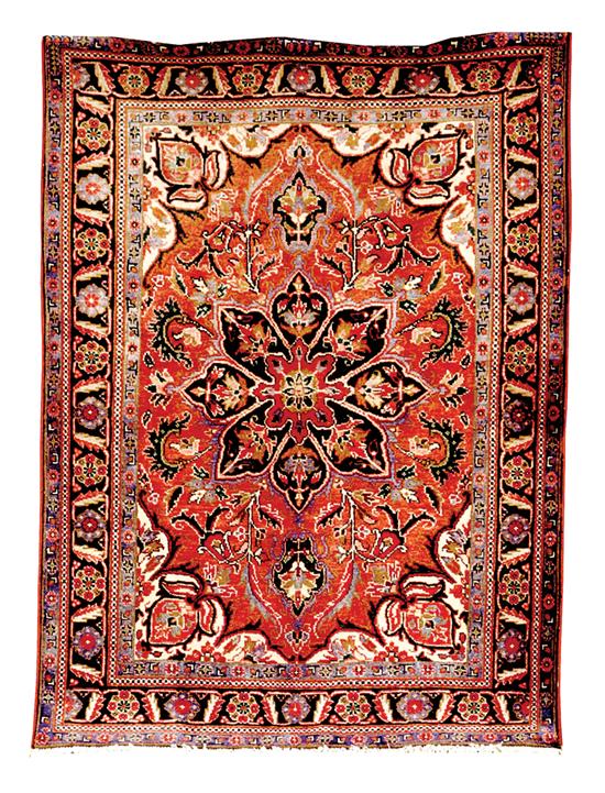 Appraisal: Persian Heriz carpet ' x '